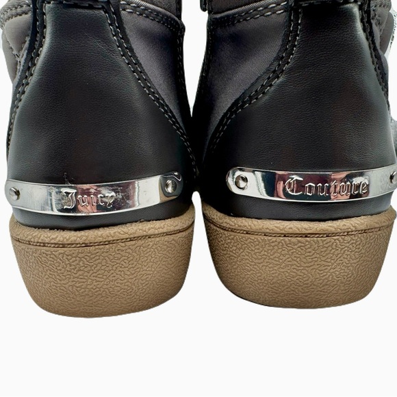 JUICY COUTURE JC Vareen High-top Fashion Quilted Sneakers in Gray Size 7 EUC - Picture 8 of 10